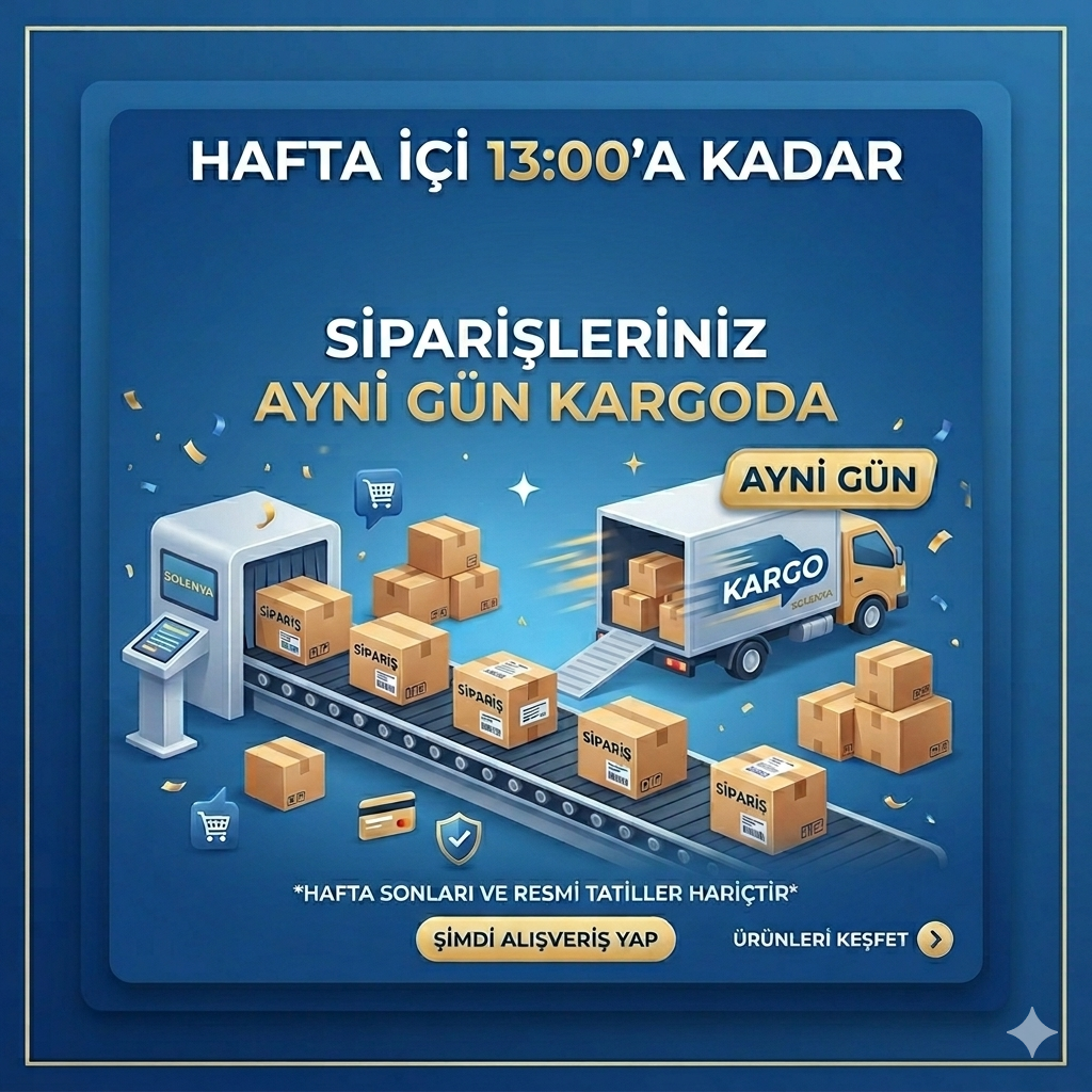 13:00'kadar Kargoda