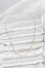 CM 14K Gold Renk Yılan Zincir Model Kadın Kolye