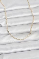 CM 14K Gold Renk Gemici Zincir Model 60 cm Kadın Kolye