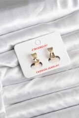 14K Gold Renk Kaplama CM Kadın Küpe