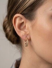 14K Gold Renk Kaplama CM Kadın Küpe