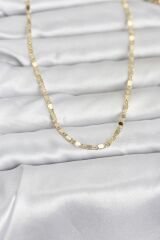 CM 14K Gold Renk Ezme Zincir 60 cm Kadın Kolye