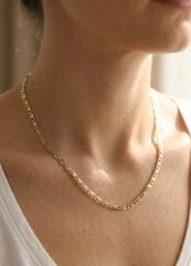 CM 14K Gold Renk Gemici Zincir Model 60 cm Kadın Kolye