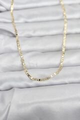 CM 14K Gold Renk Zincir Model 60 cm Kadın Kolye