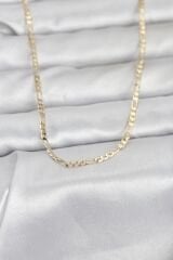 CM 14K Gold Renk İnce Kuşgözü Zincir Model 60 cm Kadın Kolye