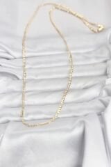 CM 14K Gold Renk İnce Kuşgözü Zincir Model 60 cm Kadın Kolye