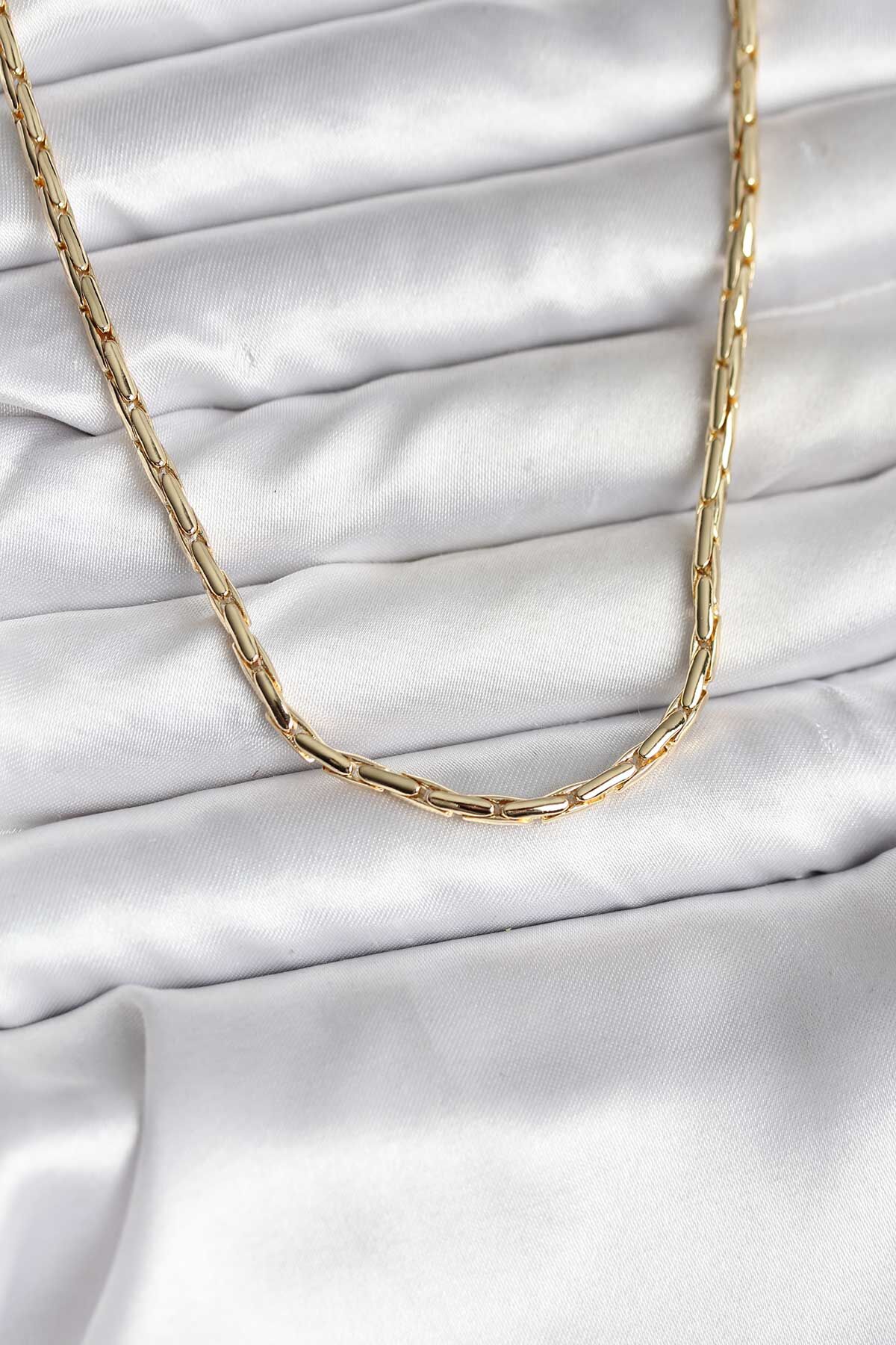 14K Gold Renk Kaplama Model CM Kadın Kolye