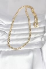 CM 14K Gold Renk Kalın Zincir Model 60 cm Kadın Kolye