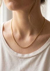 14K Gold Renk Kaplama Zincir Model CM Kadın Kolye