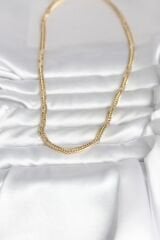 CM 14K Gold Renk Zincir Model 45 cm Kadın Kolye