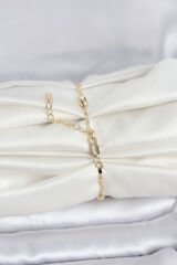 CM 14K Gold Renk Damla Topçuk Model Kadın Bileklik