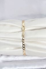 CM 14K Gold Renk Halka Zincir Model Kadın Bileklik