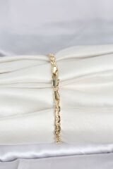 CM 14K Gold Renk Zincir Model Kadın Bileklik