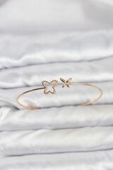 Kelebek Model Gold Renk Bileklik