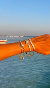 CM Yassı Yılan Zincir Model Gold Renk Pirinç Kadın Bileklik