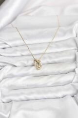 Gold Renk Pirinç Minimal Kelebek Charmlı Kadın Kolye