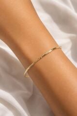 CM Gold Renk Lazer Kesim 65 mm Bilezik