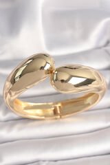 Pirinç Gold Renk Damla Model Kadın Kelepçe