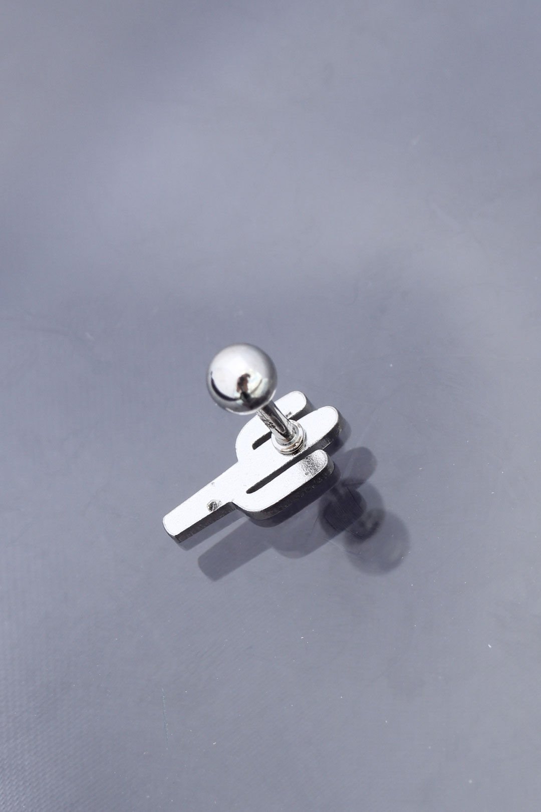 Kaktüs Model 316L Cerrahi Çelik Piercing