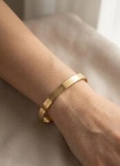 316L Çelik Gold Renk Ayetel Kürsi Yazılı Bileklik