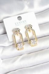 Pirinç Gold Renk Vintage Kadın Küpe