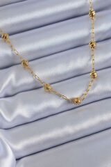 316L Çelik Gold Renk Kadın Kolye