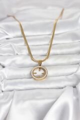 316L Çelik İtalyan Zincir Model Çeyrek Takılabilir Kadın Kolye