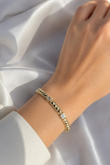 Xuping Punta Model Gold Renk Kadın Bileklik