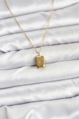 316L Çelik Zincir Gold Renk Minimal Kutup Yıldızı Model Kadın Kolye