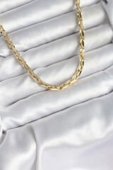 Pirinç Gold Renk 60 cm Zincir Kadın Kolye