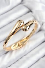Pirinç Sarmal Model Gold Renk Kadın Kelepçe