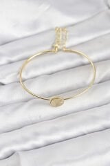 Gold Renk Pirinç Model Kadın Bileklik