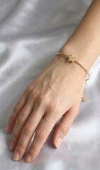 Yıldız Model Gold Renk Kadın Bileklik
