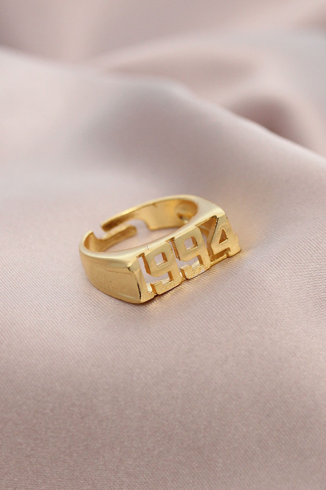 Gold Metal 1994 Ayarlanabilir Tarih Yüzük